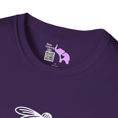 Peace (Vertical, Floral) Adult T-shirt