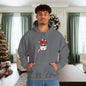 White Candy Cane Kitten Adult Heavy Blend™ Hoodie