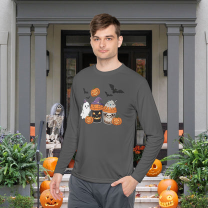 Spooky Latte Adult Long Sleeve Tee