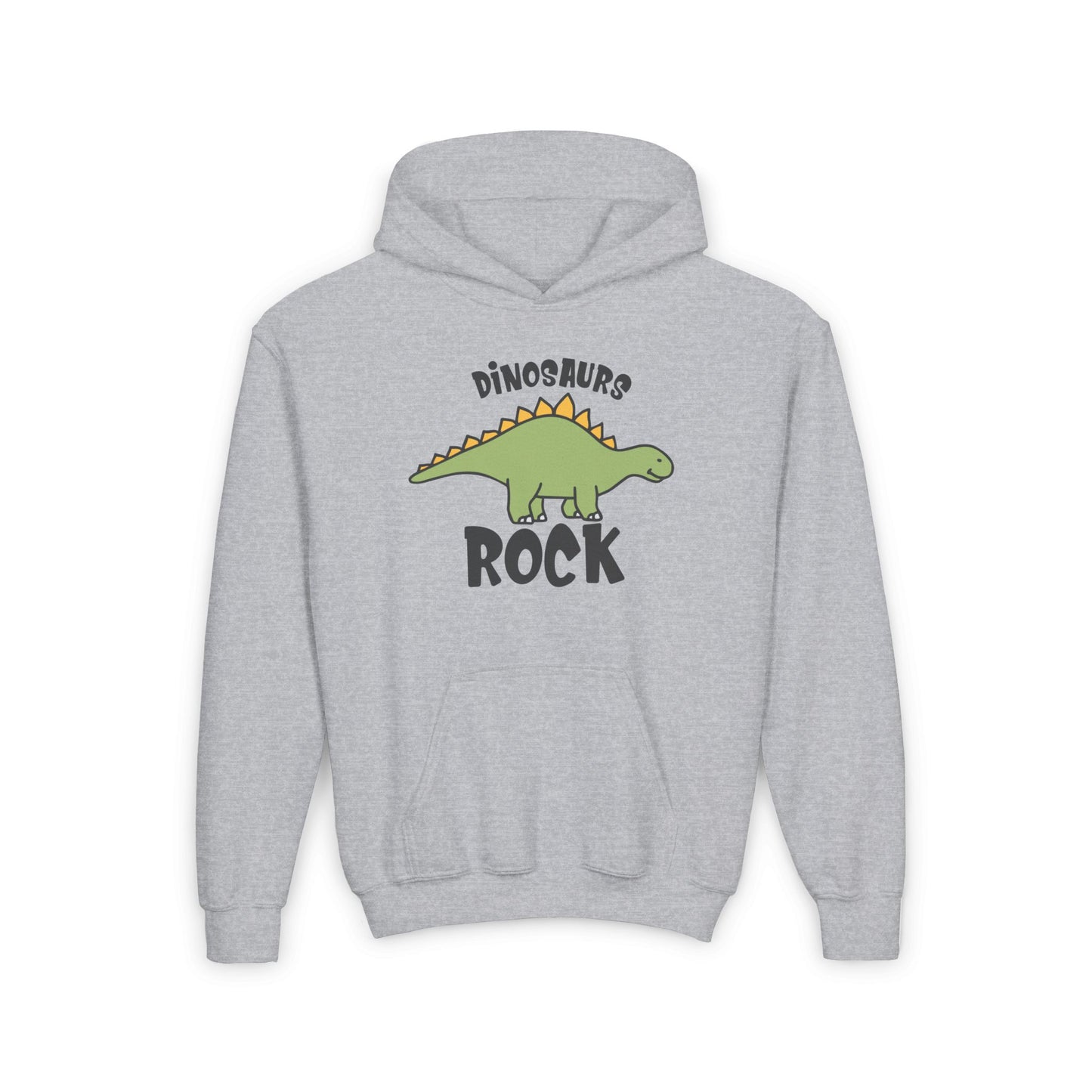 Dinosaurs Rock Youth Heavy Blend Hoodie