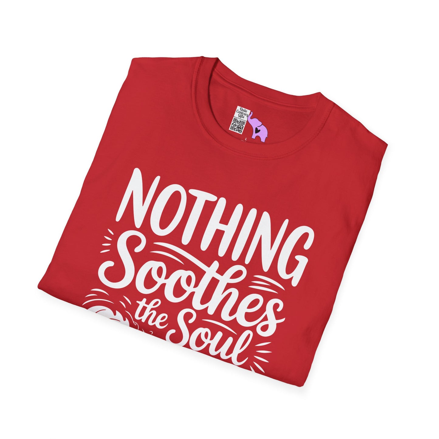 Nothing Soothes the Soul Like A Walk on the Beach Adult T-shirt