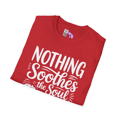 Nothing Soothes the Soul Like A Walk on the Beach Adult T-shirt