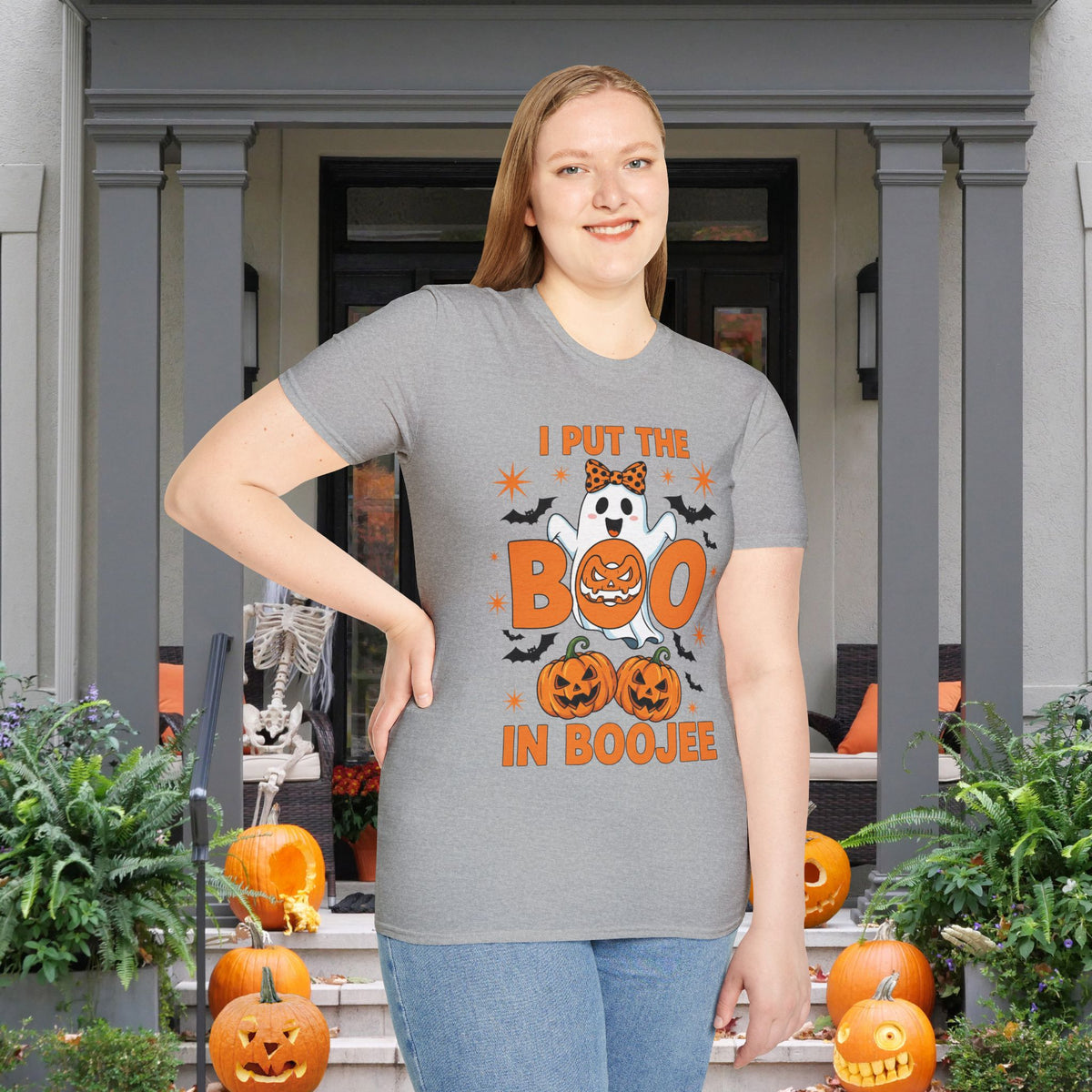 I Put the Boo in Boojee Adult T-shirt