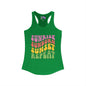 Sunrise Sunburn Sunset Repeat Women's Ideal Racerback Tank