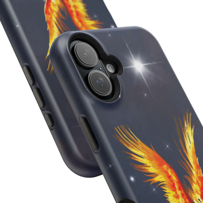 Phoenix Over Nebula MagSafe® Compatible Tough Case for iPhone