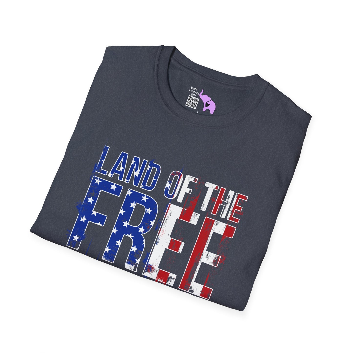Land of the Free Home of the Brave Adult T-Shirt