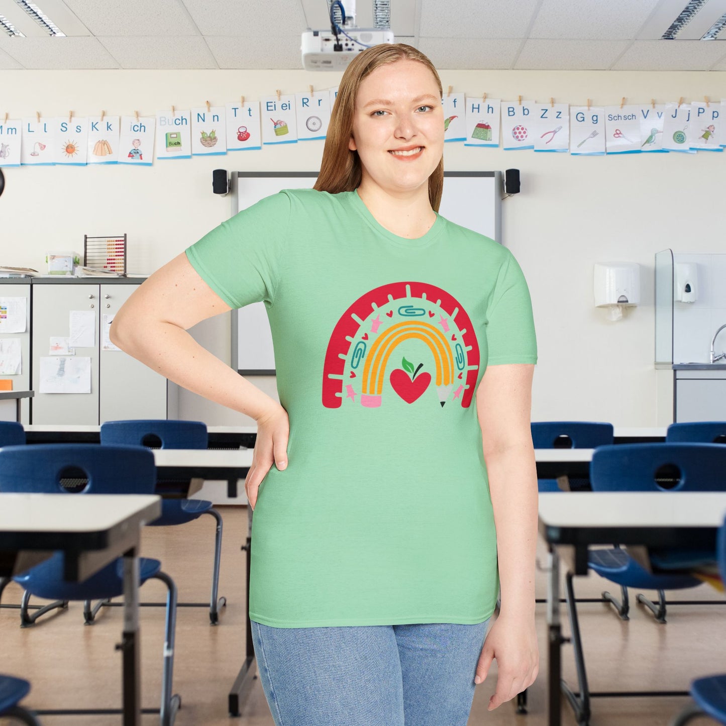 Rainbow Teacher T-shirt