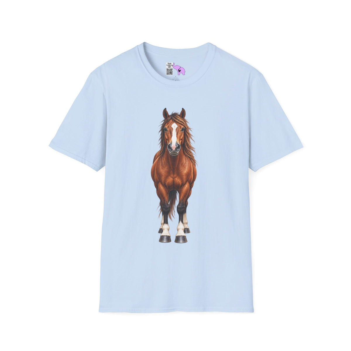 ""Front to Back Horse Lover Adult T-shirt