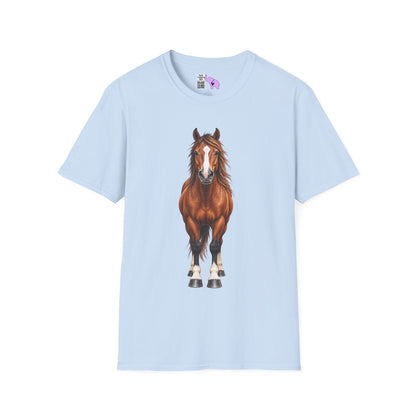 ""Front to Back Horse Lover Adult T-shirt