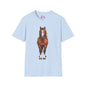""Front to Back Horse Lover Adult T-shirt