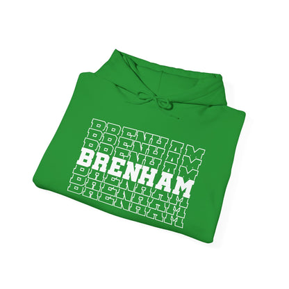 Brenham (Stacked) Adult Heavy Blend™ Hooded Sweatshirt