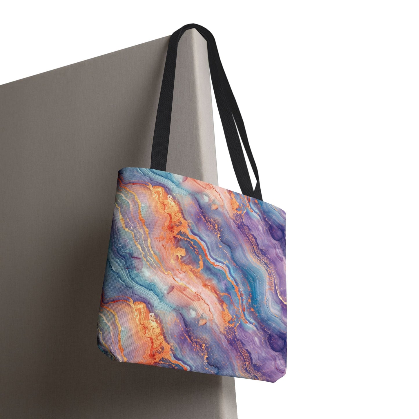 Dreamwave Marble Canvas Tote Bag