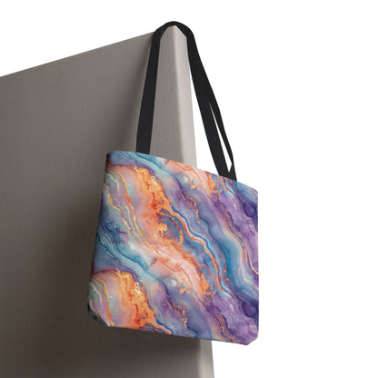 Dreamwave Marble Canvas Tote Bag