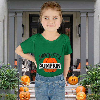 Daddy's Little Pumpkin Infant Baby Rib Bodysuit