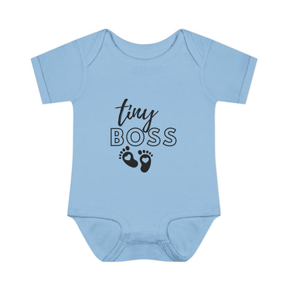 Tiny Boss Infant Baby Rib Bodysuit