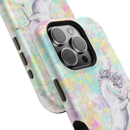 Pastel Pegasus MagSafe® Compatible Tough Case for iPhone