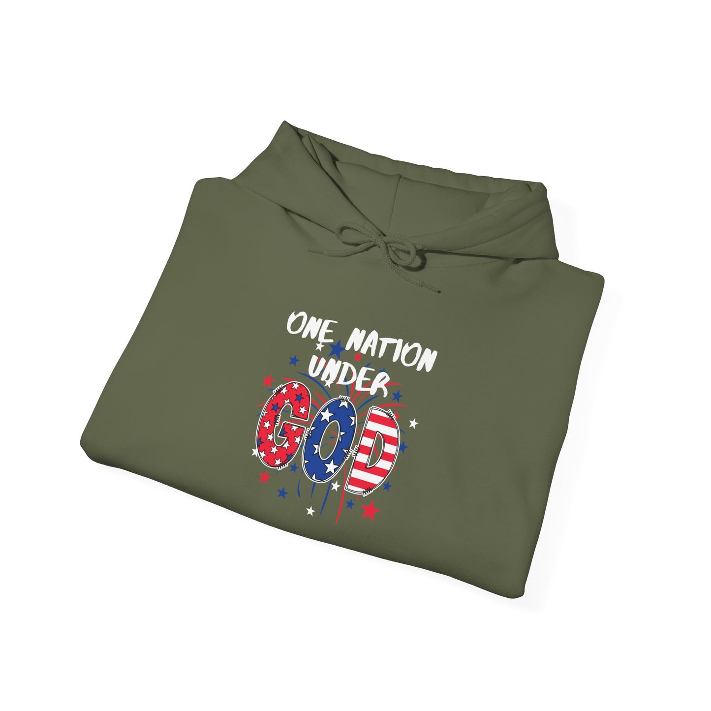 One Nation Under God Heavy Blend™ Hooded Sweatshirt