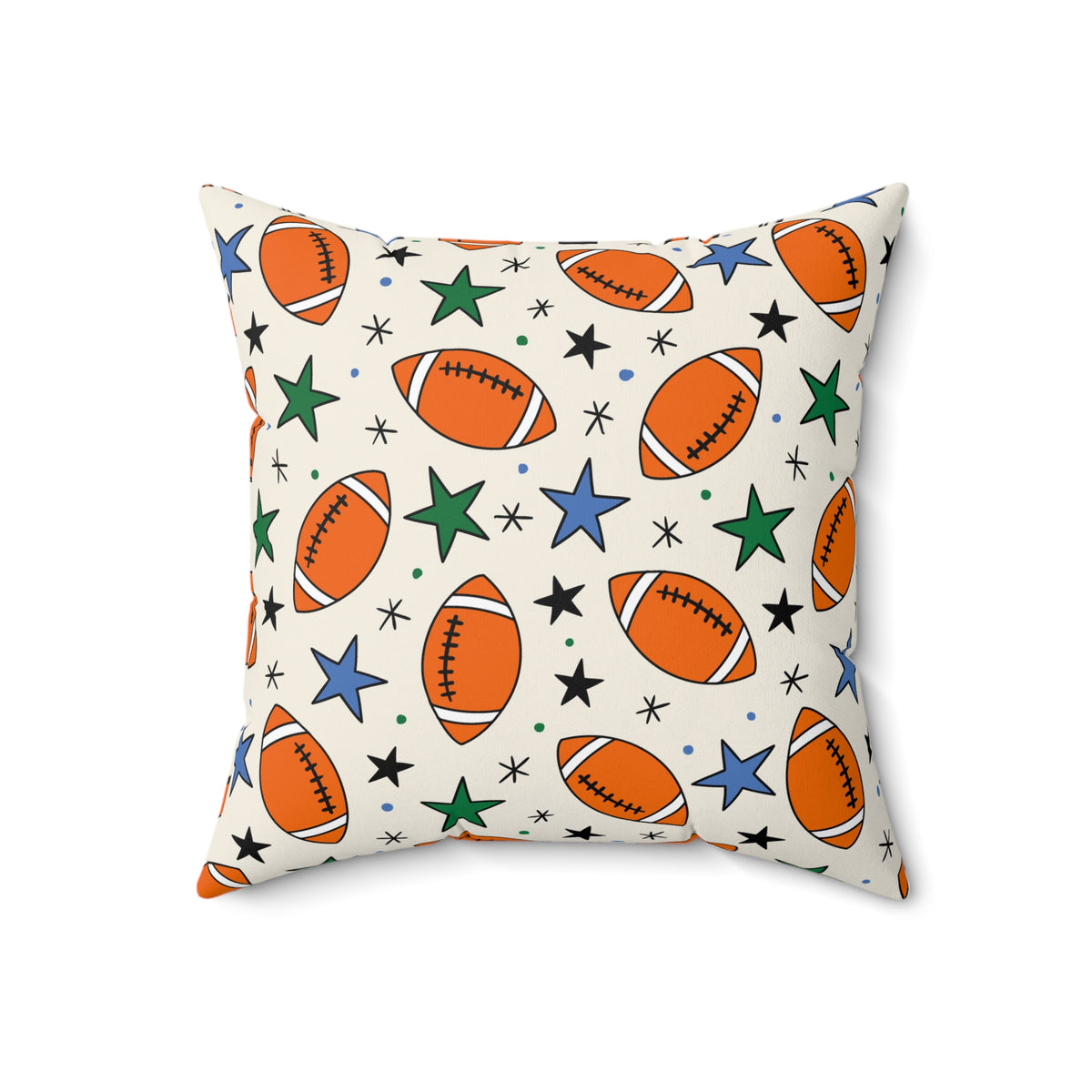 Touchdown Stars Throw Pillow