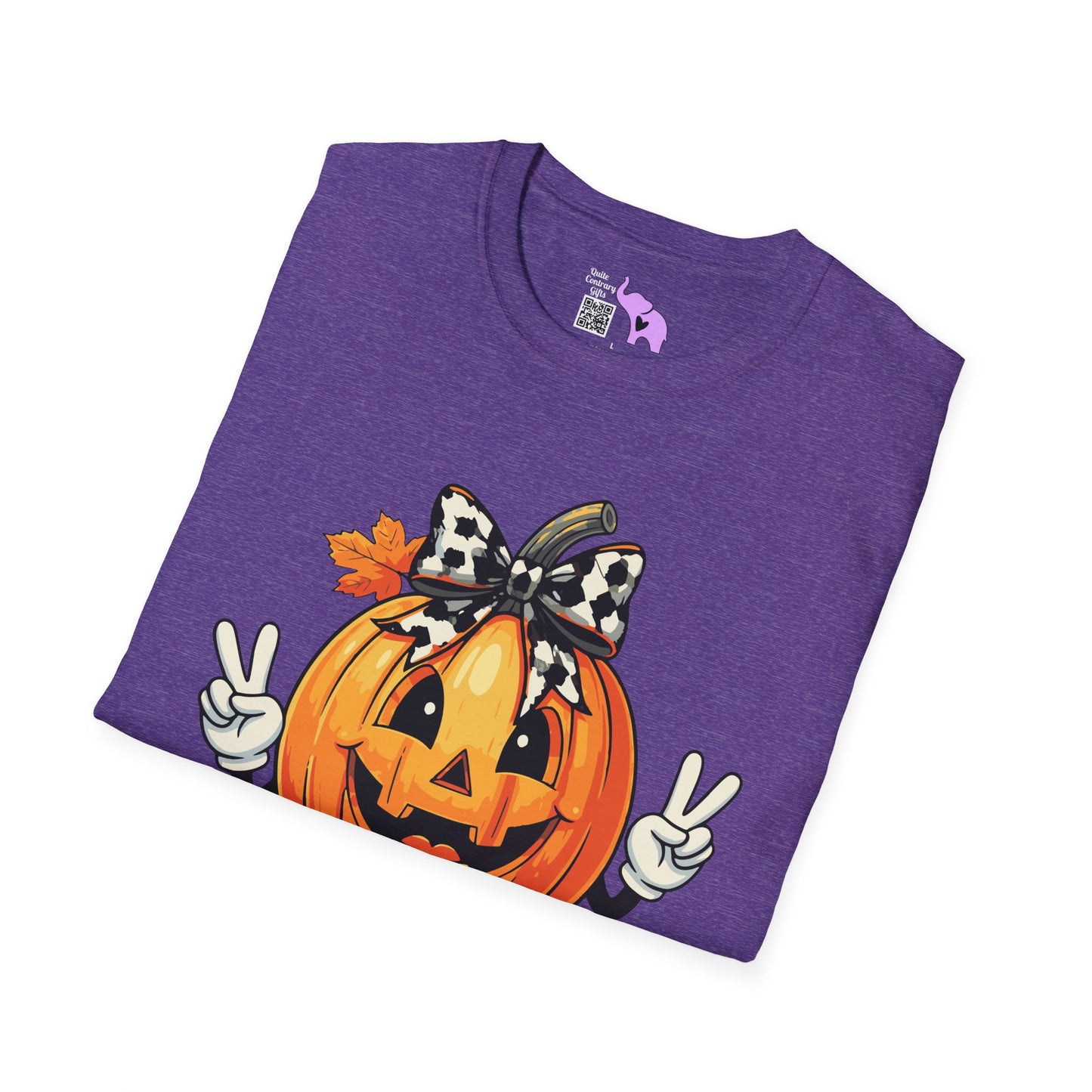 Pumpkin Peace Adult T-shirt