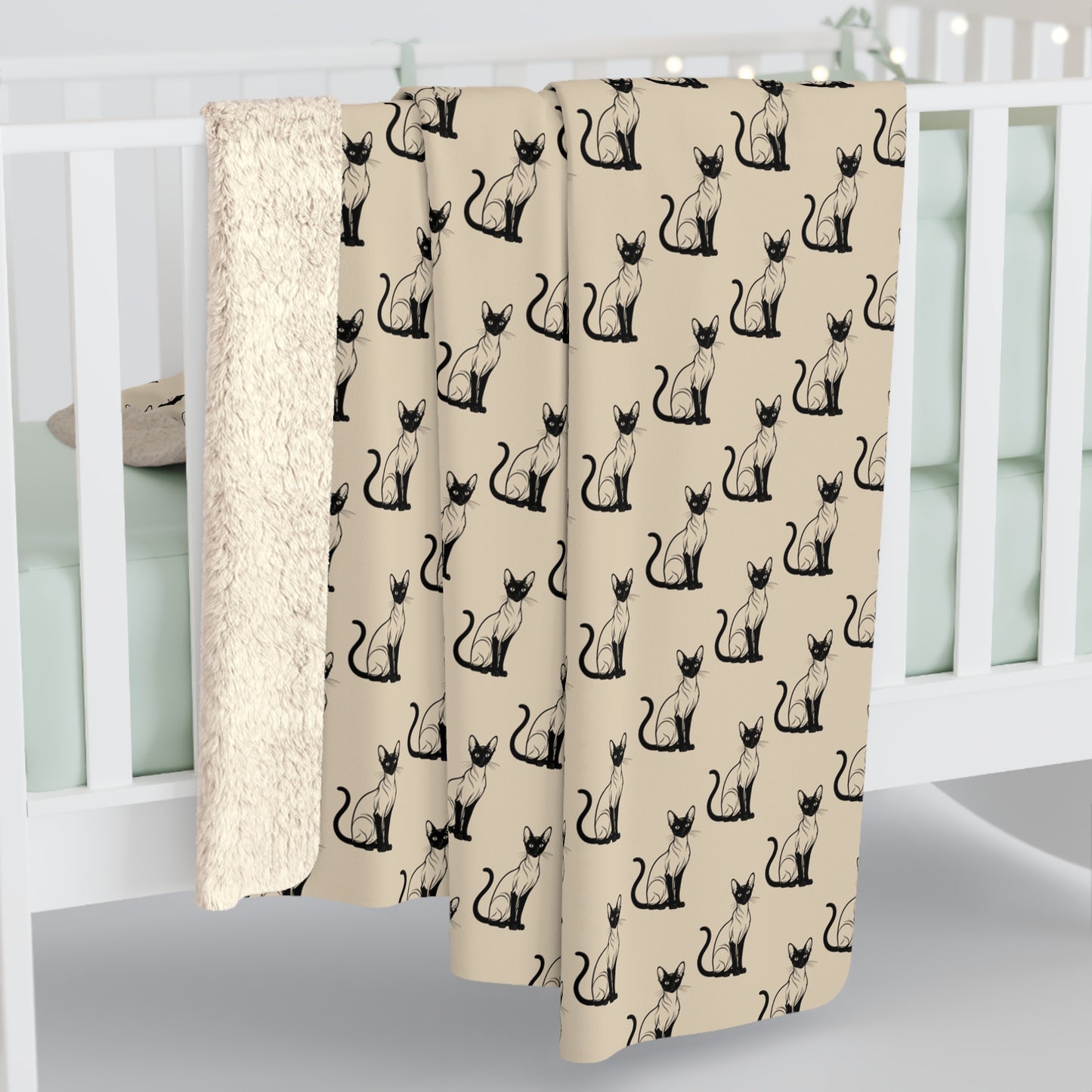 Siamese Charm – Sandy Dune Fleece Blanket