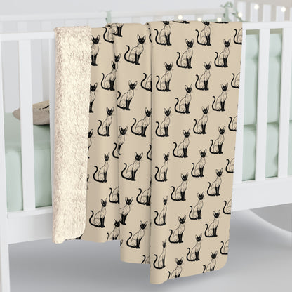 Siamese Charm – Sandy Dune Fleece Blanket