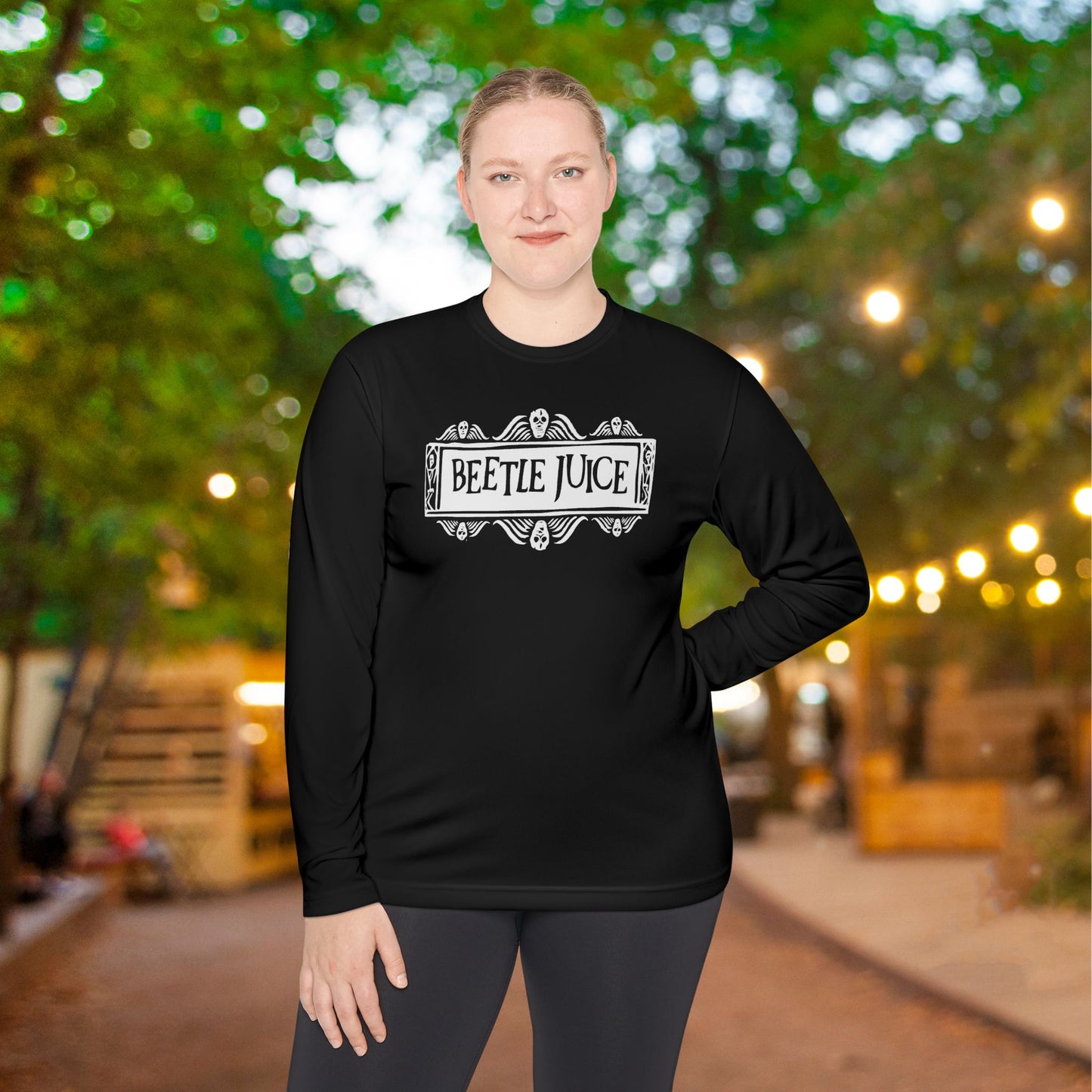 Beetlejuice Title Lightweight Long Sleeve Tee