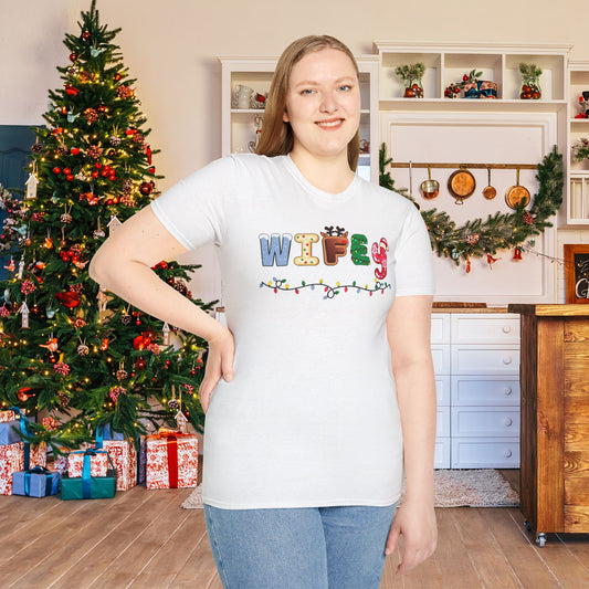 Christmas Wifey Adult T-shirt