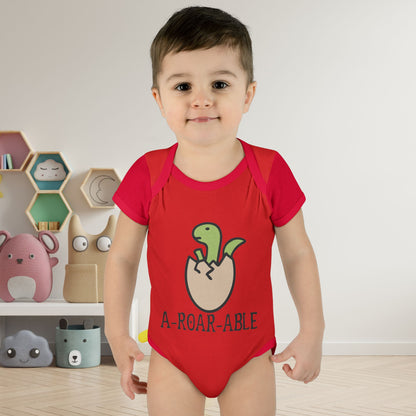 A-Roar-Able Baby Rib Bodysuit