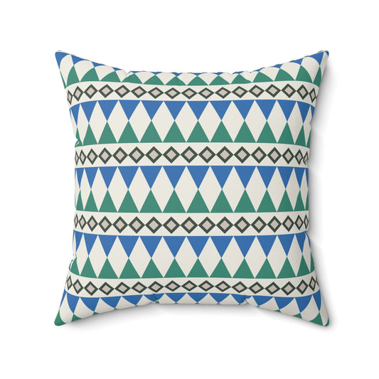 Regal Evergreen Cairn Stripes Throw Pillow