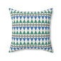 Regal Evergreen Cairn Stripes Throw Pillow