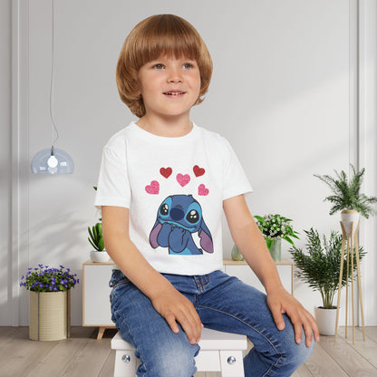 Stitch In Love Heavy Cotton™ Toddler T-shirt