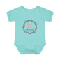 Pink Milestone Wreath Onesie-Ten Months