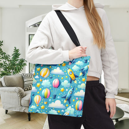 Up Up & Away Canvas Tote Bag