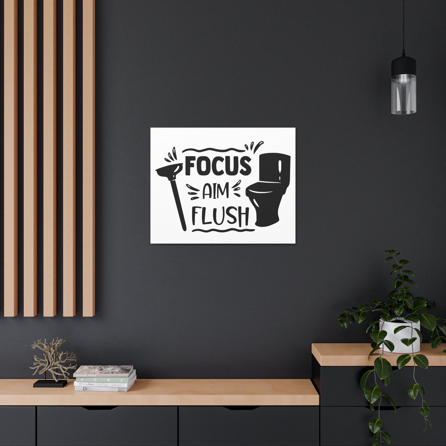 Focus Aim Flush Canvas Horizontal Wraps w/o Frame