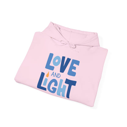 Hanukkah Love & Light 2 Adult Heavy Blend™ Hooded Sweatshirt