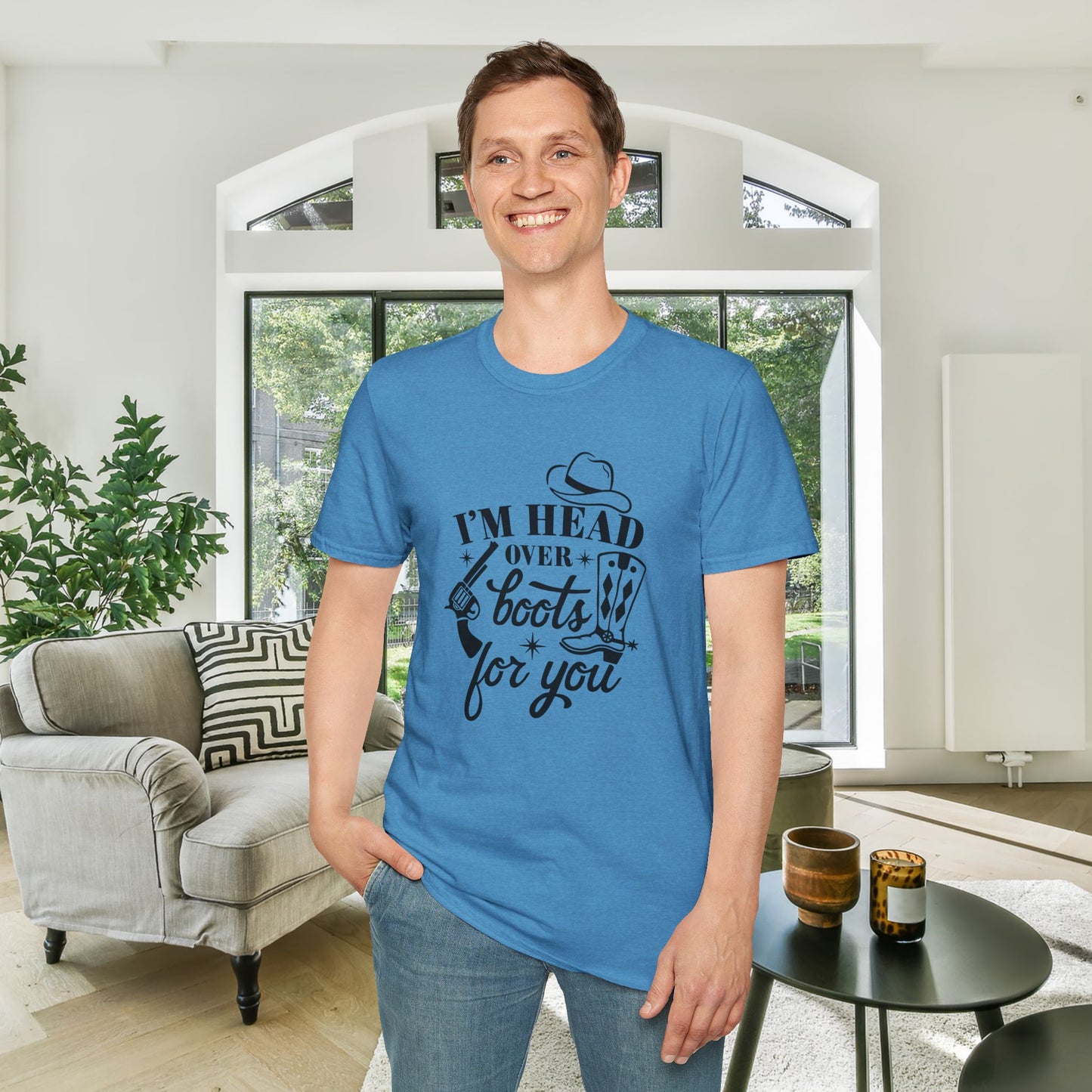 I'm Head Over Boots For You Adult T-shirt