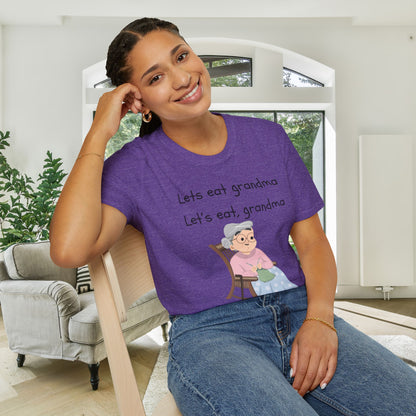 Lets Eat Grandma Good Grammar Saves Lives Adult T-shirt