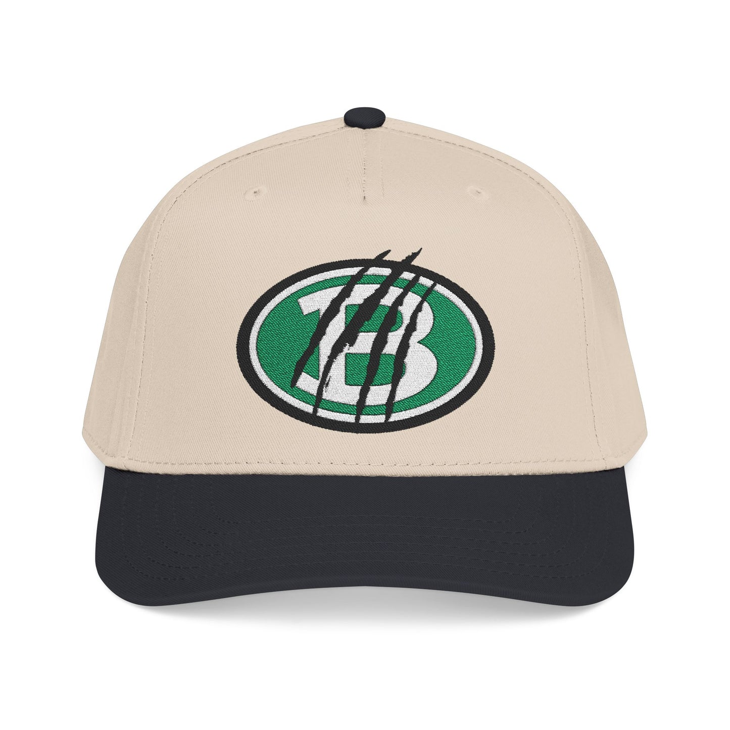 Brenham ISD Logo w/Claw Marks Mid Profile Baseball Cap
