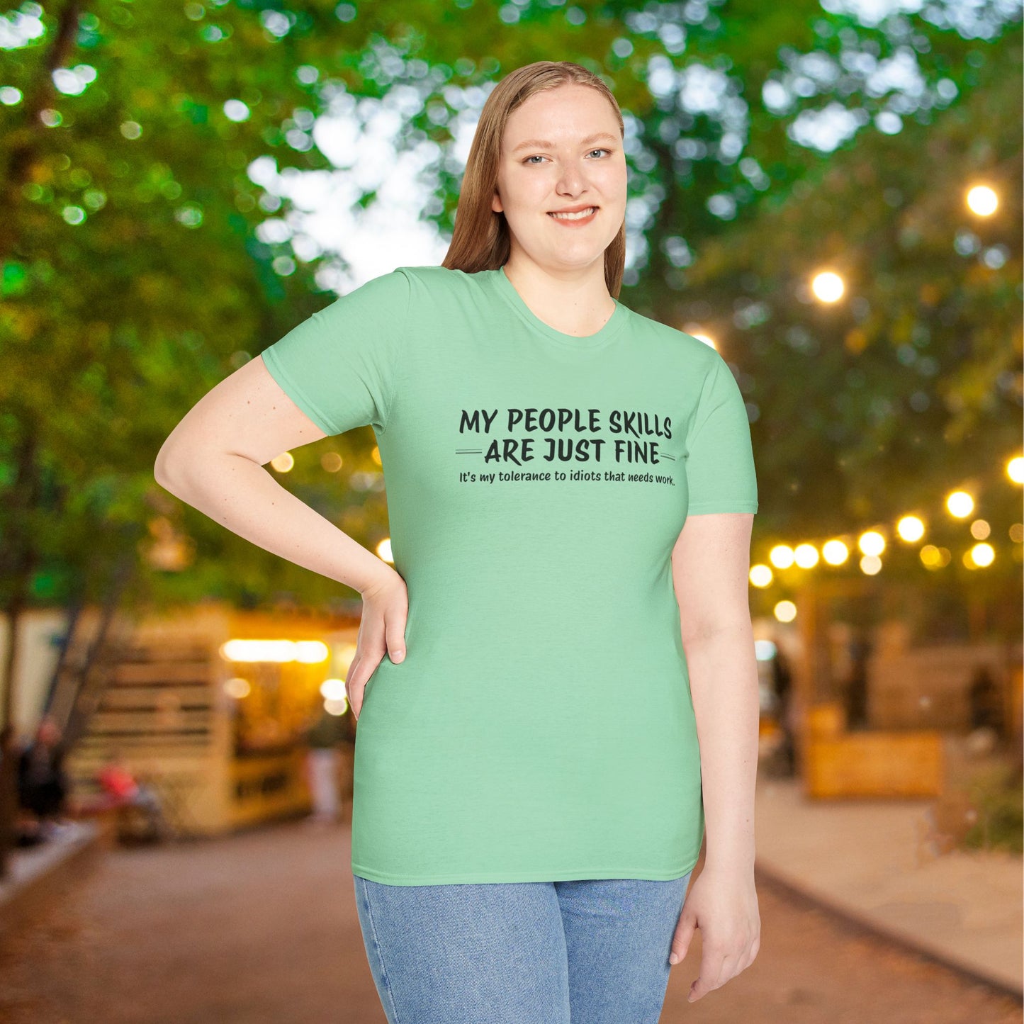 My People Skills Are Just Fine... Adult T-shirt
