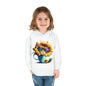 Cool Sunflower Kitten 1 Toddler Pullover Fleece Hoodie