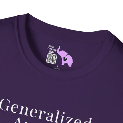 Geralized Anxiety Disorder 1 Star Would Not Recommend Adult T-shirt