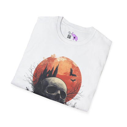 Halloween Graveyard Adult T-shirt