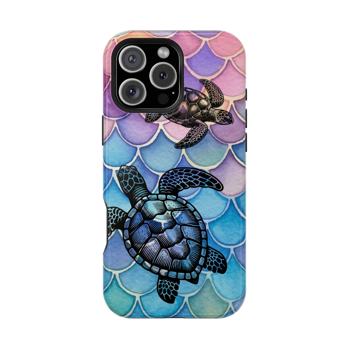 Sea Turtle Silhouette MagSafe® Compatible Tough Case for iPhone