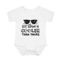 My Dad is Cooler Than Yours Baby Rib Bodysuit