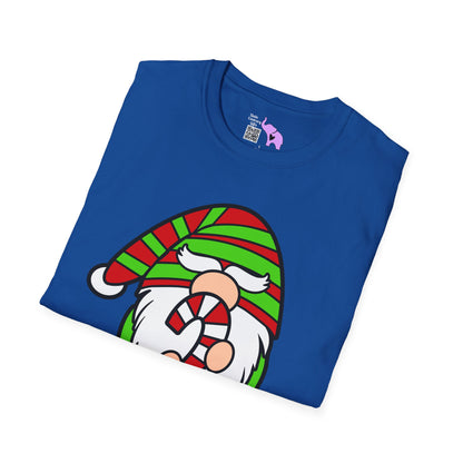 Candy Cane Crew Gnome Adult T-shirt