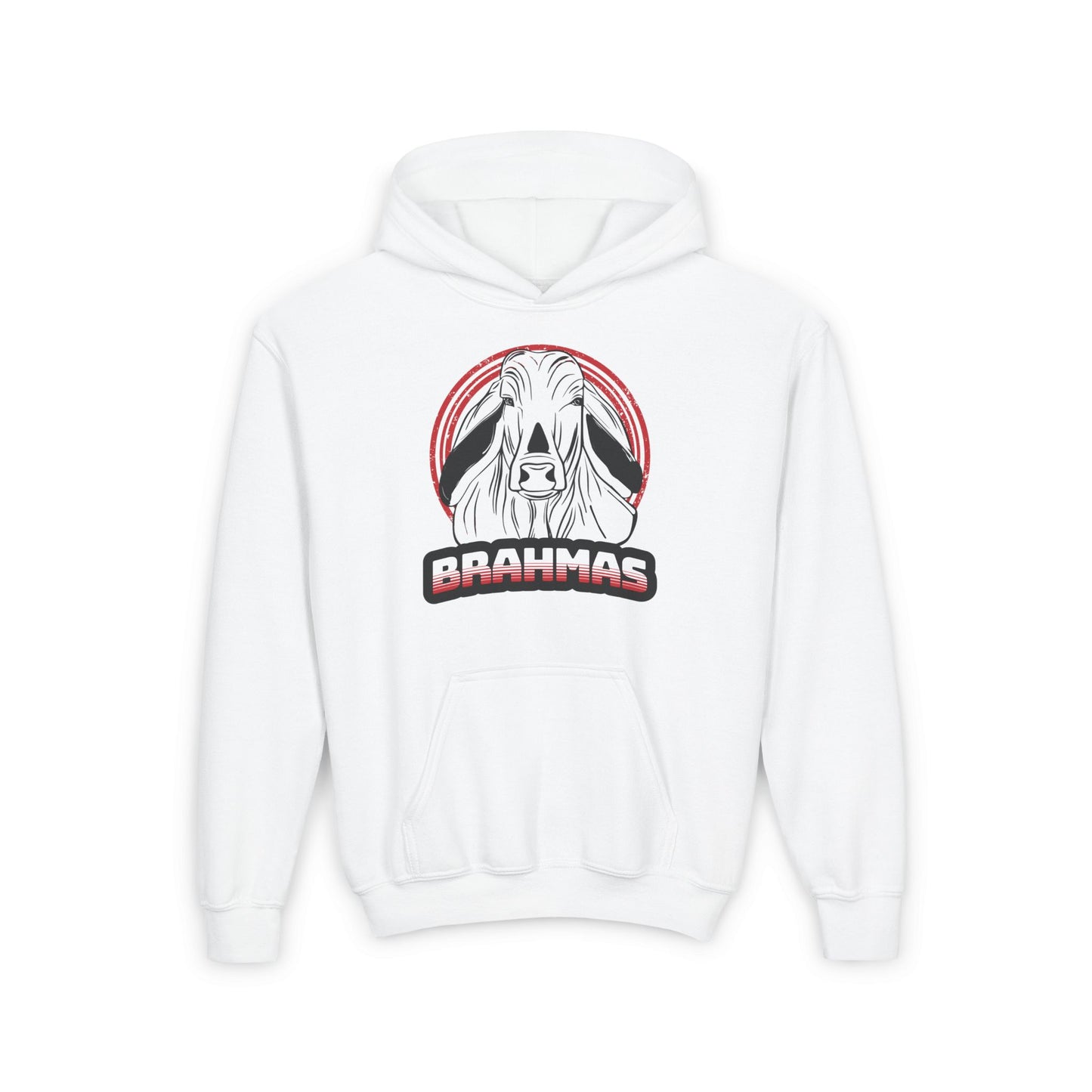 Brahmas Circle Youth Heavy Blend Hoodie