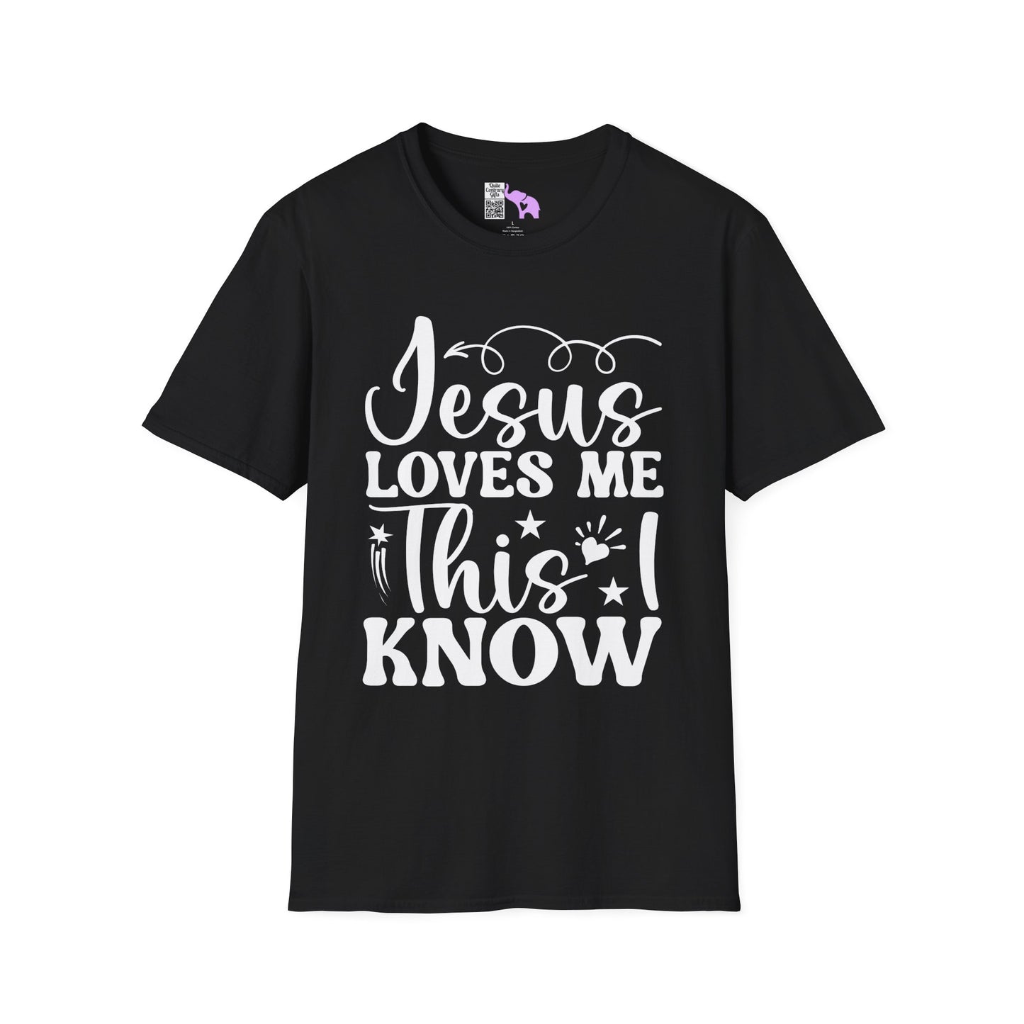 Jesus Loves Me This I Know Adult T-shirt