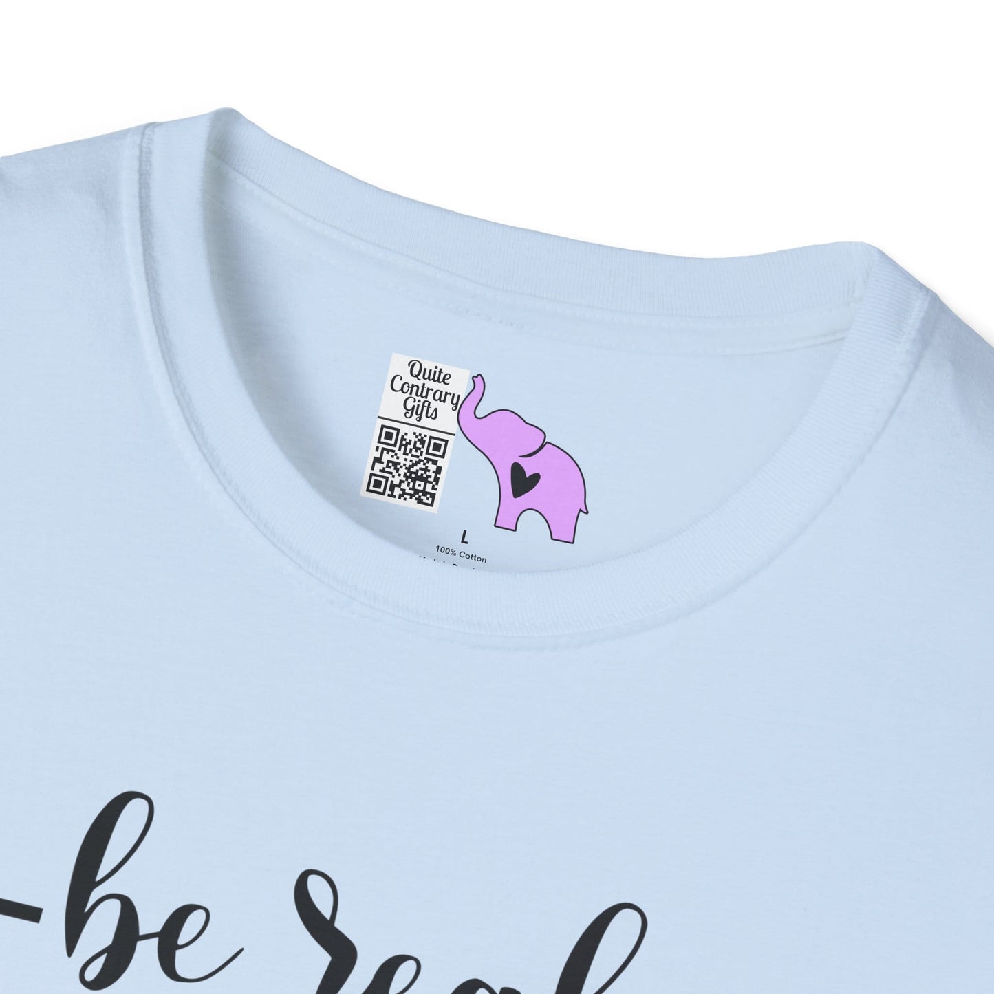 Be Real Not Perfect Adult T-shirt
