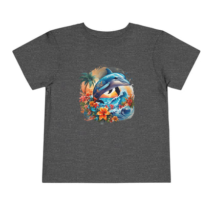 Tropical Dolphin Toddler Tee