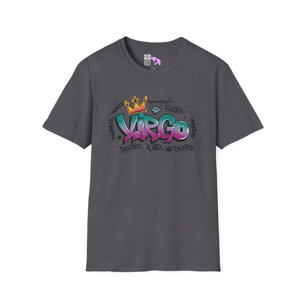 Virgo Street Art Adult T-shirt